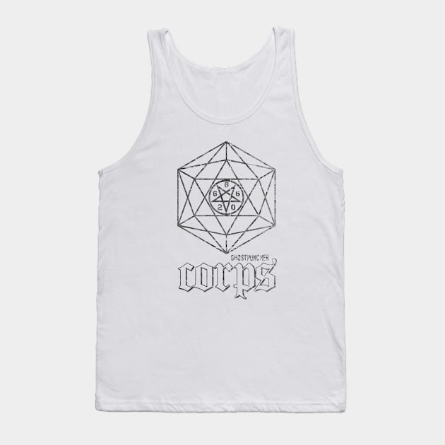 Ghostpuncher Corps - Dark Logo Tank Top by Ghostpuncher 